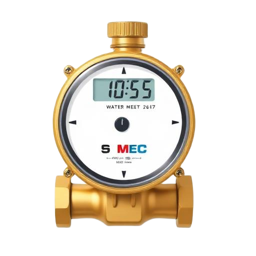Water meter showing continuous flow and high water usage indication suggesting a possible hidden water leak or pressure loss